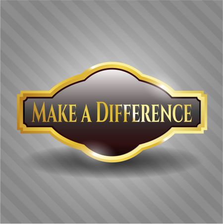 Make a Difference golden emblem
