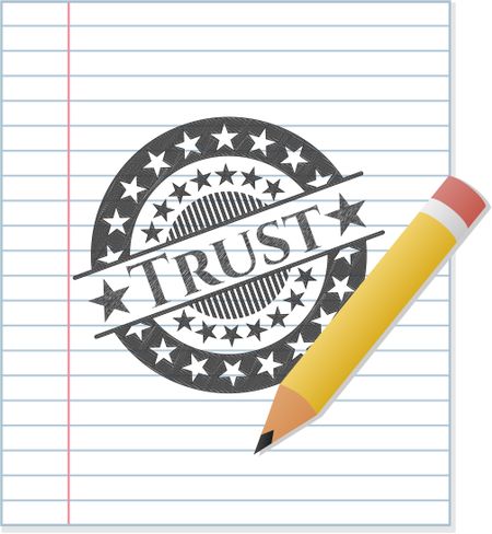 Trust pencil emblem