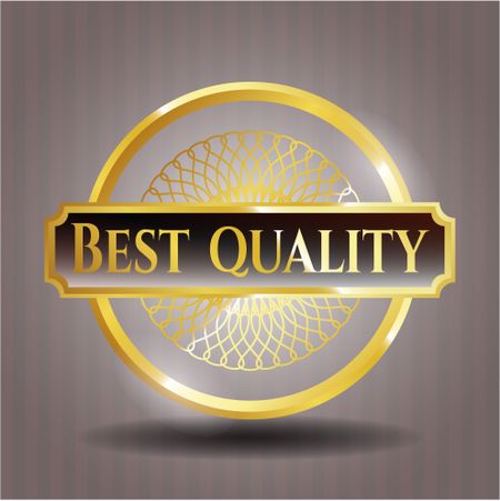 Best Quality golden badge or emblem