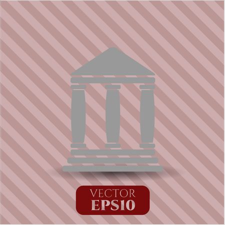 Bank icon vector illustration