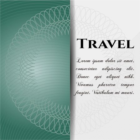 Travel card or banner