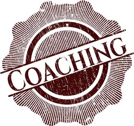 Coaching with rubber seal texture