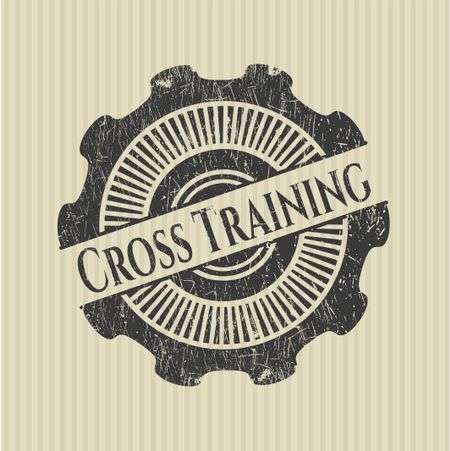 Cross Training rubber stamp