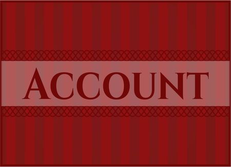 Account poster