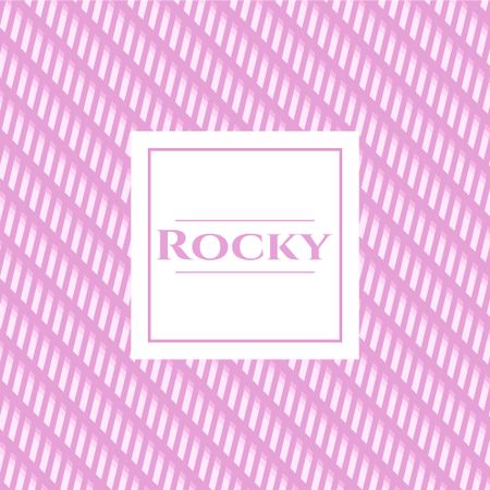 Rocky card, poster or banner