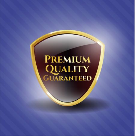 Premium Quality Guaranteed gold emblem or badge