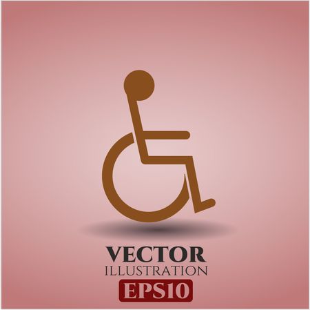 Disabled (Wheelchair) high quality icon