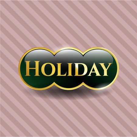 Holiday shiny badge