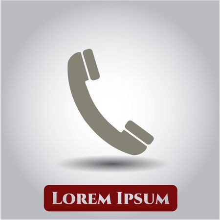 Old Phone icon vector illustration