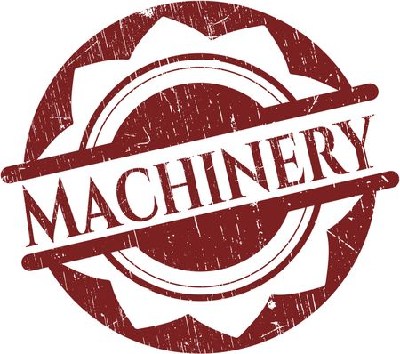 Machinery grunge stamp