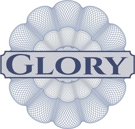 Glory abstract linear rosette