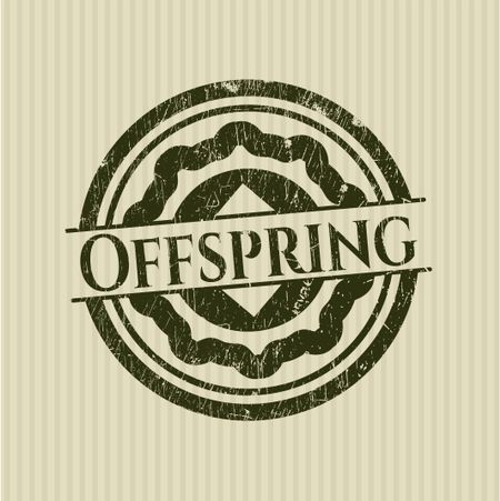 Offspring with rubber seal texture