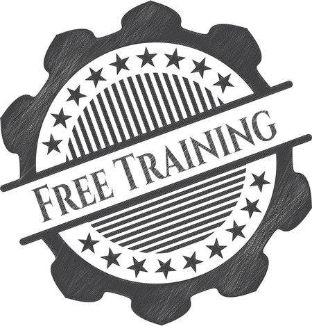 Free Training with pencil strokes