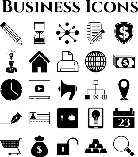 25 icon set. business Icons. Set of web Icons.