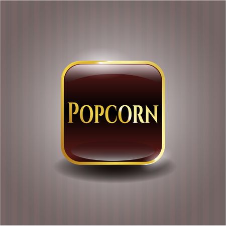 Popcorn gold emblem