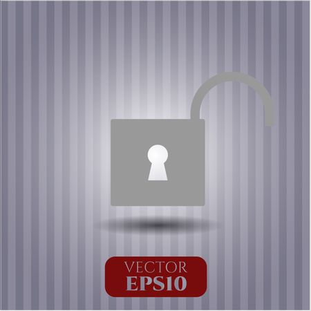 Open Lock vector icon