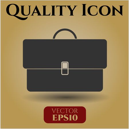 Briefcase vector icon or symbol