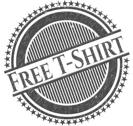 Free T-Shirt drawn in pencil