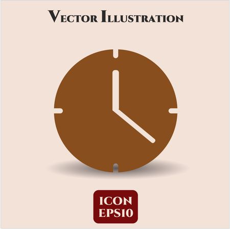 Clock (Time) vector icon or symbol