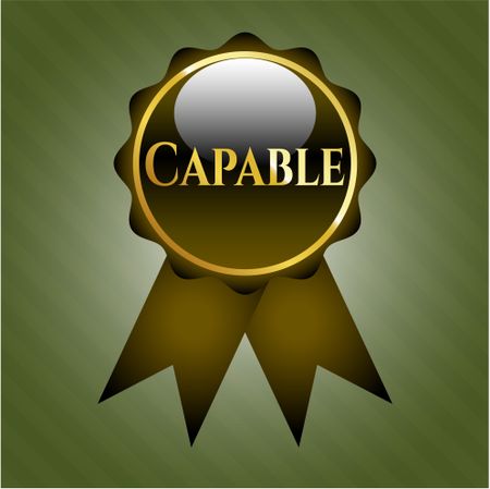 Capable gold badge