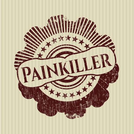 Painkiller grunge stamp