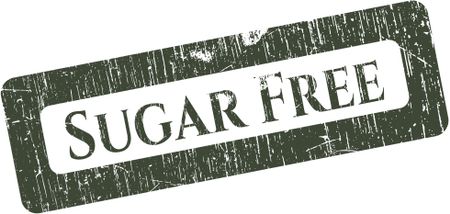 Sugar Free rubber grunge stamp