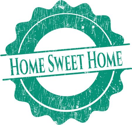 Home Sweet Home rubber texture