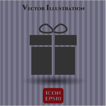 Gift box icon vector illustration