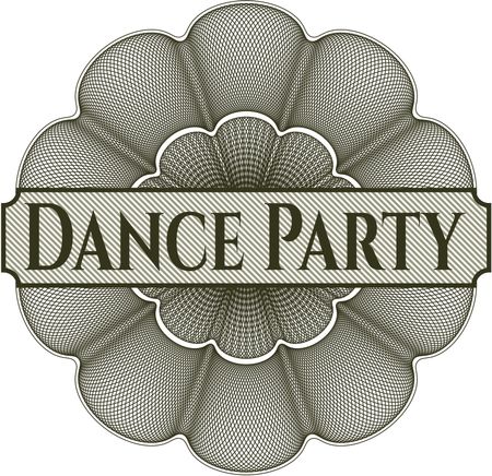 Dance Party rosette (money style emplem)