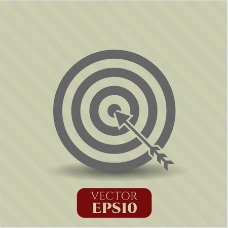 Target (Business) icon vector illustration