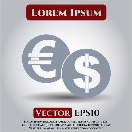 Currency Exchange icon vector illustration