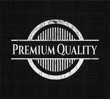 Premium Quality chalk emblem, retro style, chalk or chalkboard texture