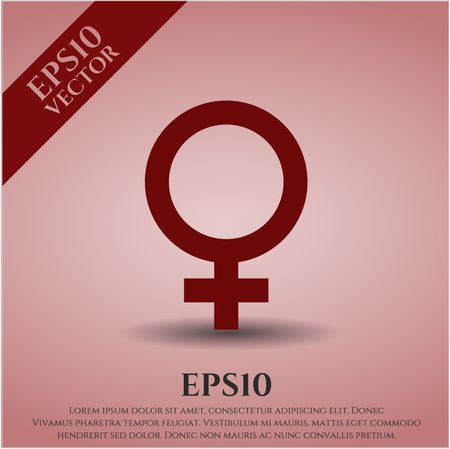 Female icon vector illustration