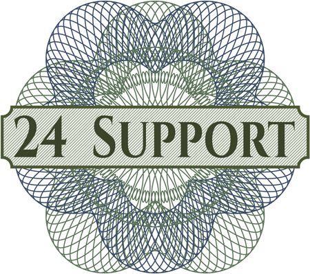 24 Support rosette (money style emplem)