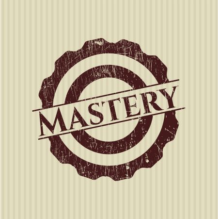 Mastery grunge stamp