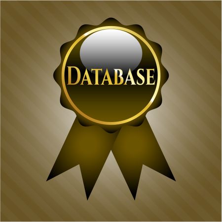 Database gold emblem