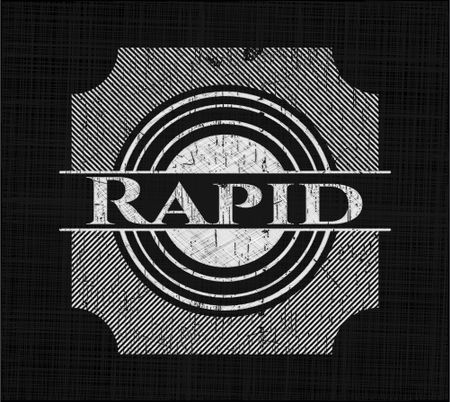 Rapid on chalkboard