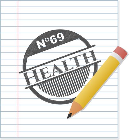 Health pencil emblem