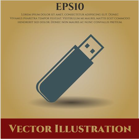 Flash Drive vector icon