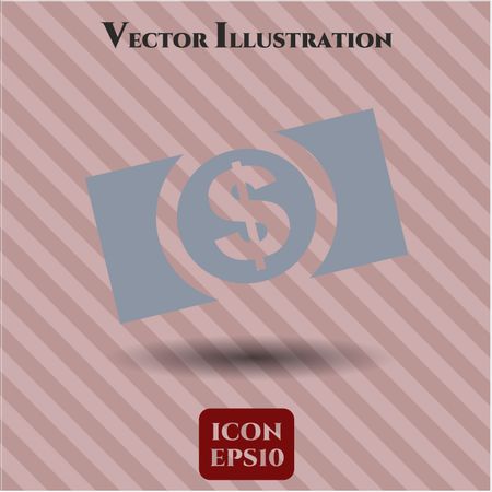 Money (dollar bill) vector icon