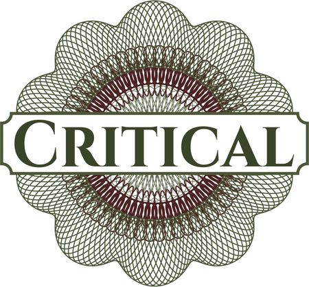 Critical linear rosette