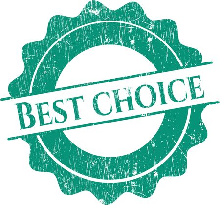 Best Choice grunge style stamp