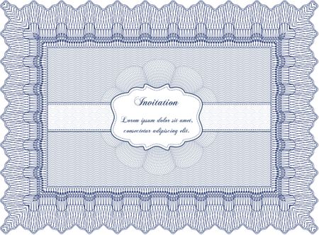 Formal invitation template. Complex background. Lovely design. Customizable, Easy to edit and change colors. 