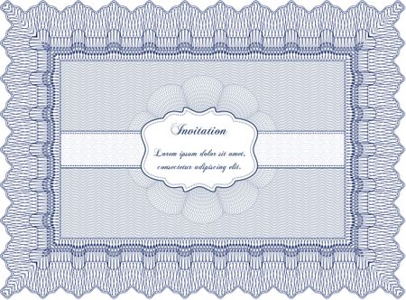 Formal invitation template. Complex background. Lovely design. Customizable, Easy to edit and change colors.