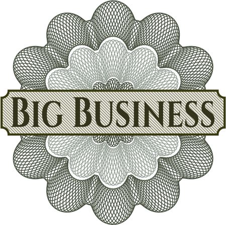 Big Business linear rosette