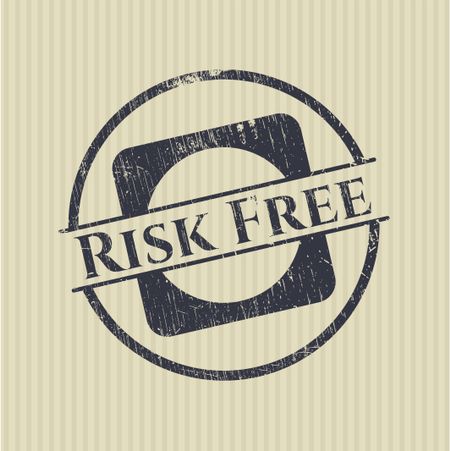Risk Free rubber seal with grunge texture