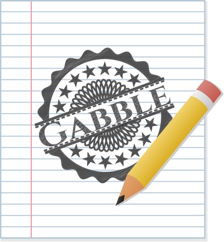 Gabble pencil draw