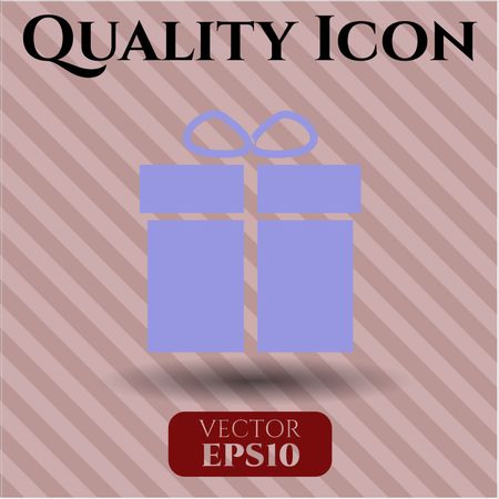 Gift box high quality icon