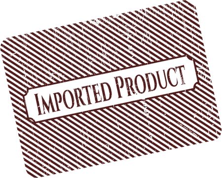 Imported Product grunge seal