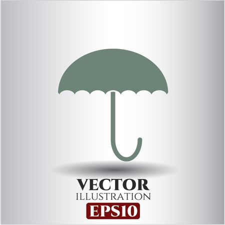 Umbrella vector icon or symbol
